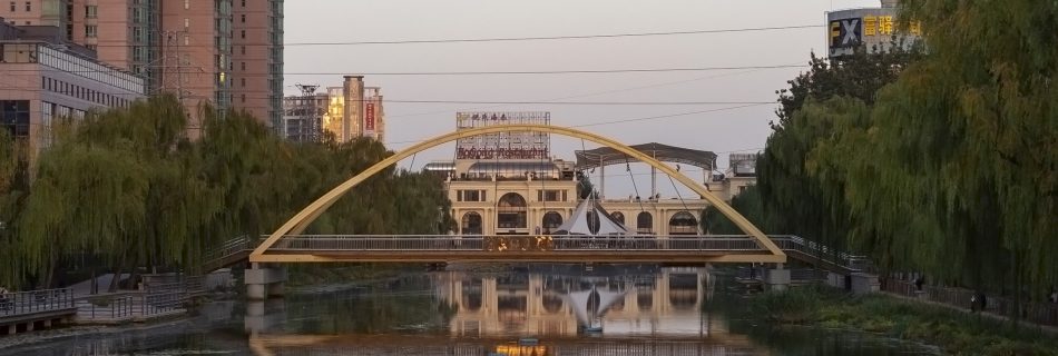 Bridge Over River Near Hotel