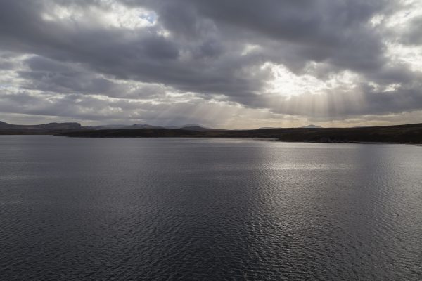 Sunbeams Through Clouds, Falkland Islands