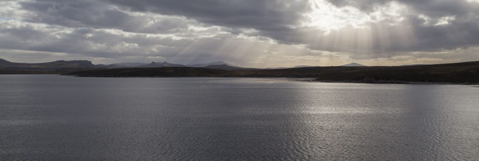 Sunbeams Through Clouds, Falkland Islands