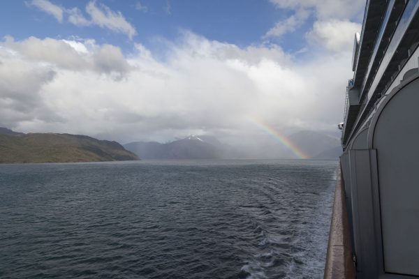 Rainbow, Fjord, Chile