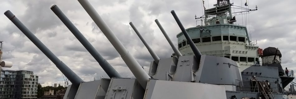 HMS Belfast Gun Turrets