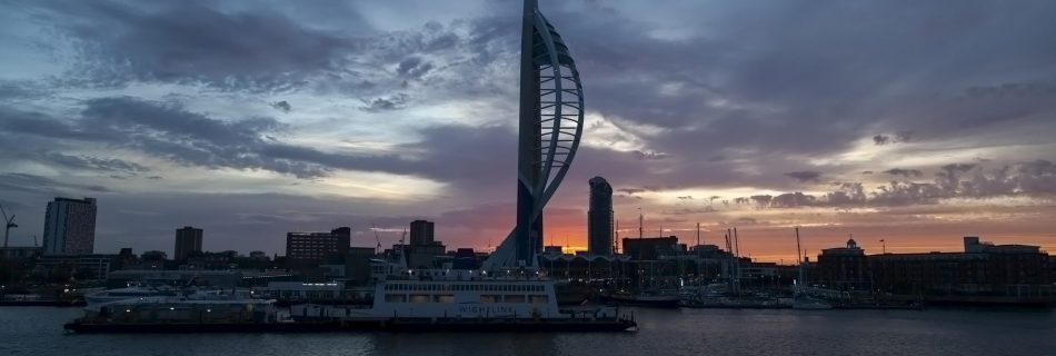 Spinnaker Tower, Sunrise