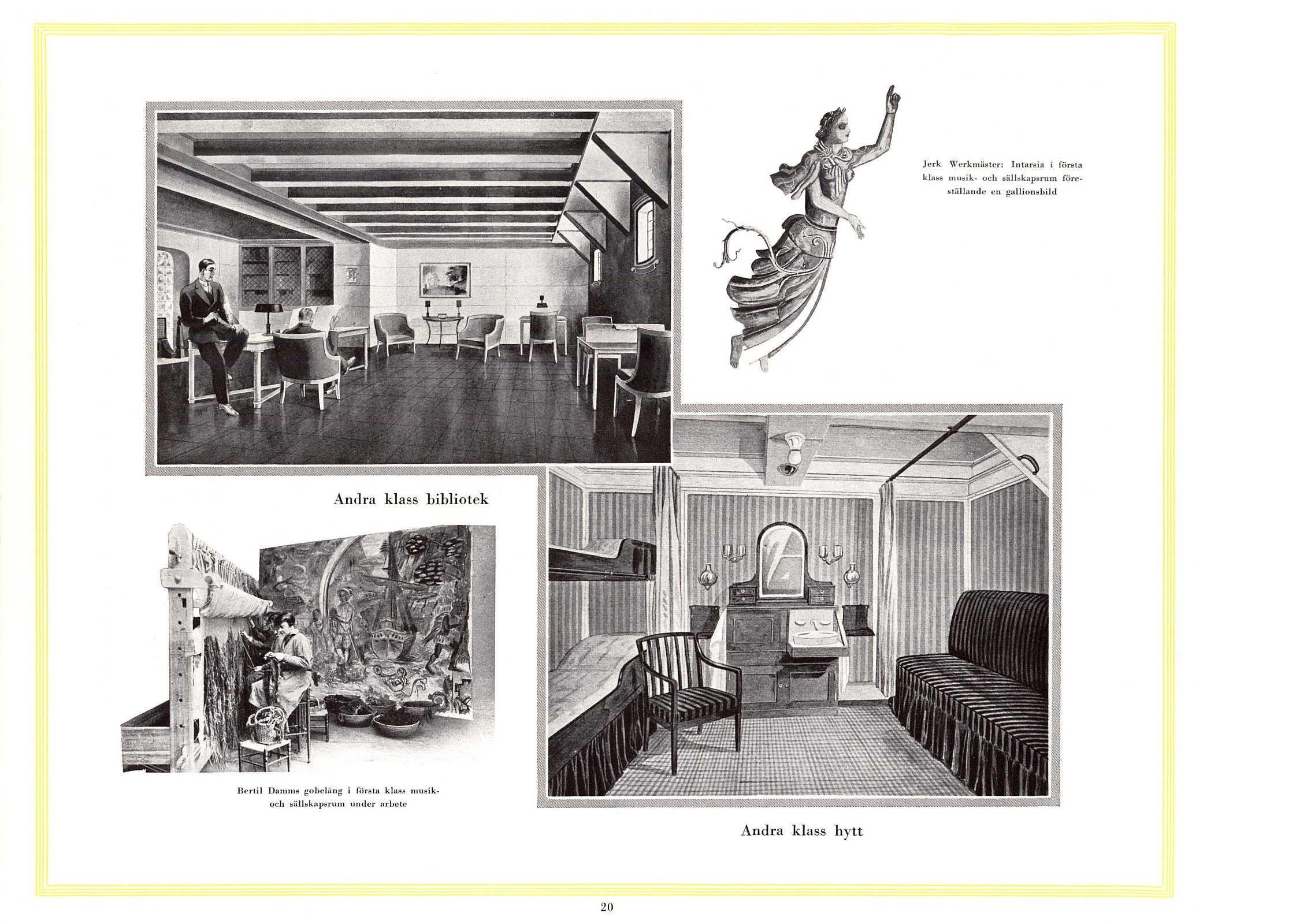 Second Class Library And Cabin