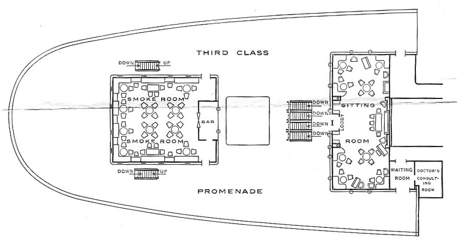 Third Class Deck Plan