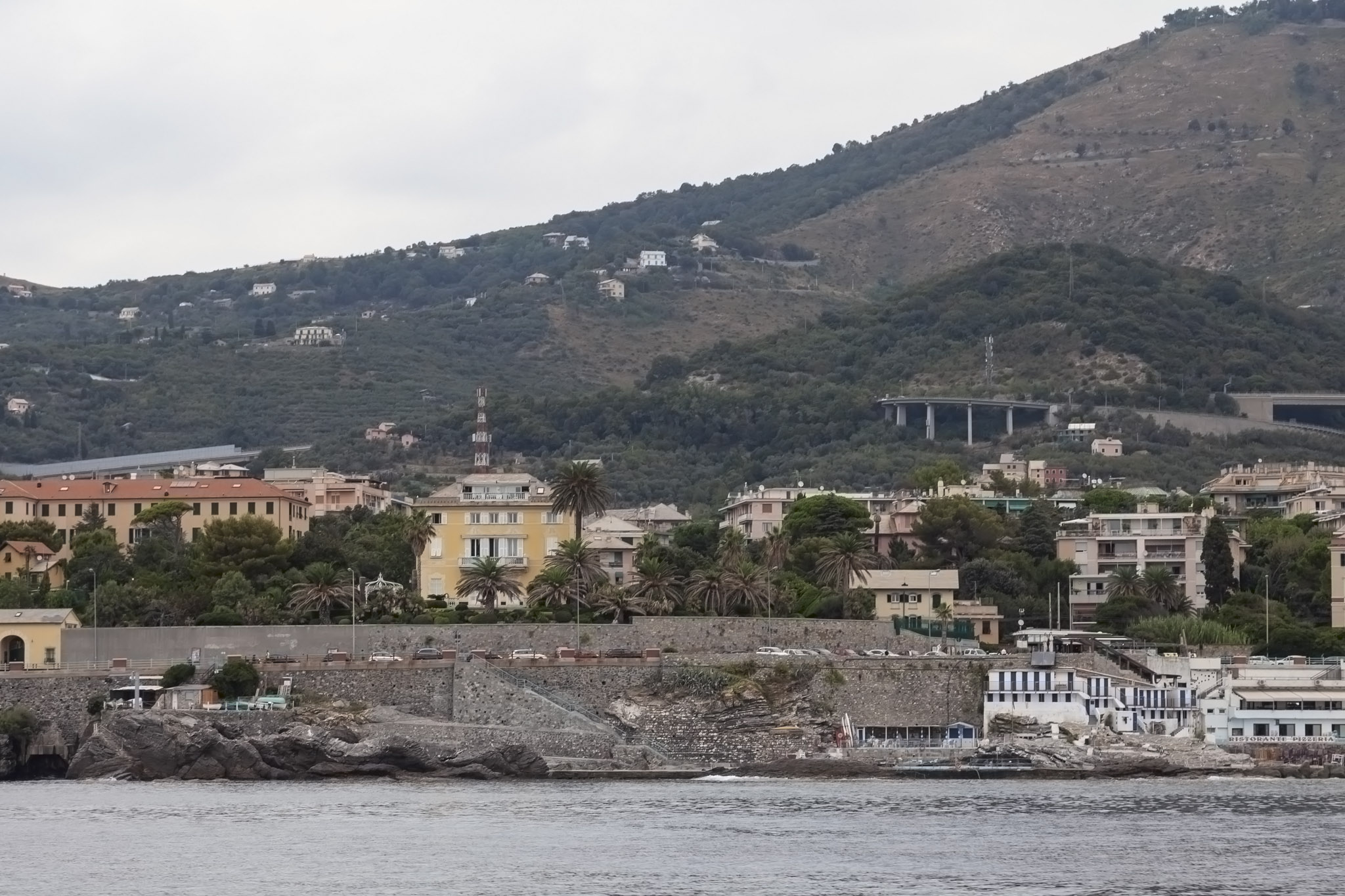 Genoa And The Italian Coastline From A Boat | neOnbubble