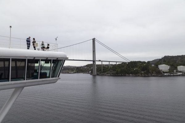 Crown Princess Approaching Askoybrua Bridge