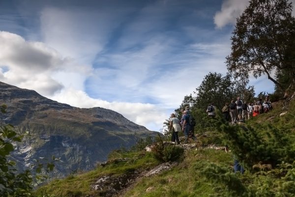 Hiking In Geiranger, Norway