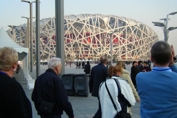 Walking To Beijing Stadium