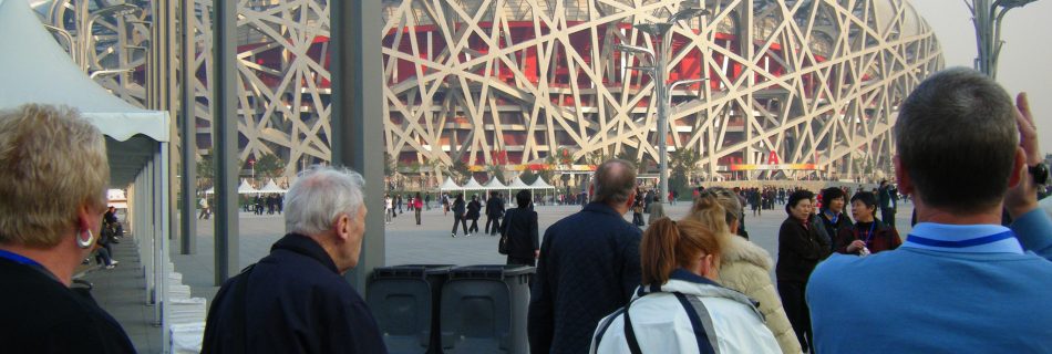 Walking To Beijing Stadium