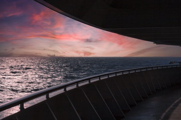 Colourful Sky At Sea