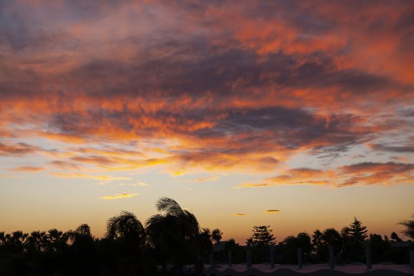 Fiery Clouds, Sunset, Kos