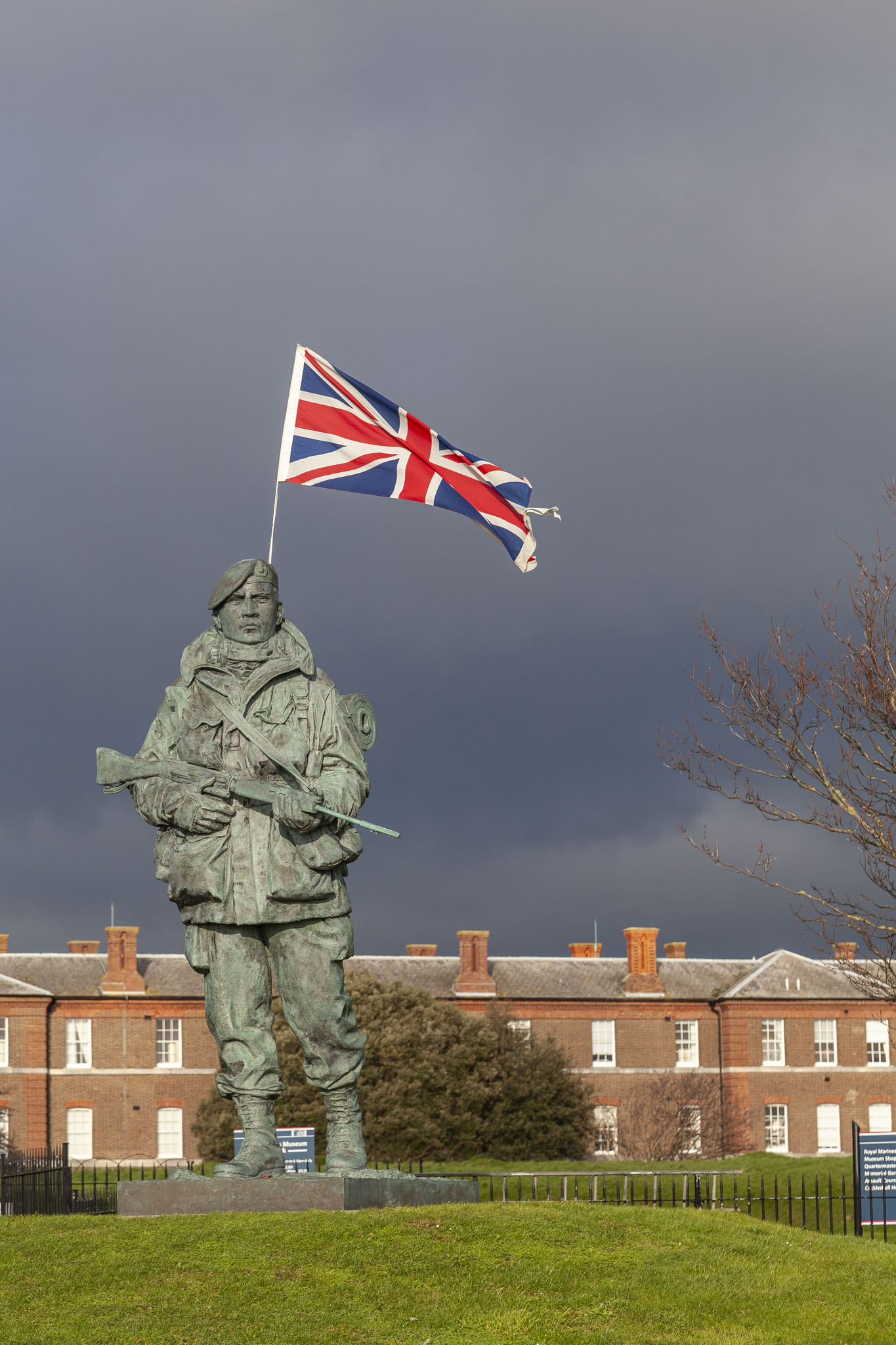 Yomper Royal Marines Statue