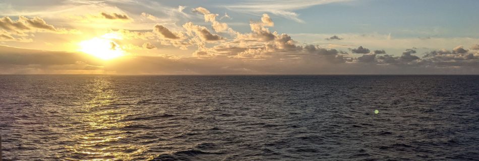 Sunset At Sea