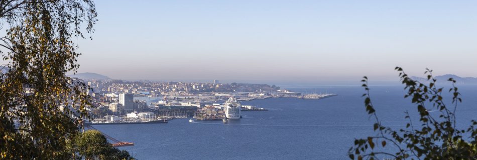 Vigo Port From Viewpoint