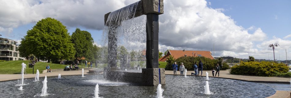 Otterdalsparken Fountain Park, Kristiansand