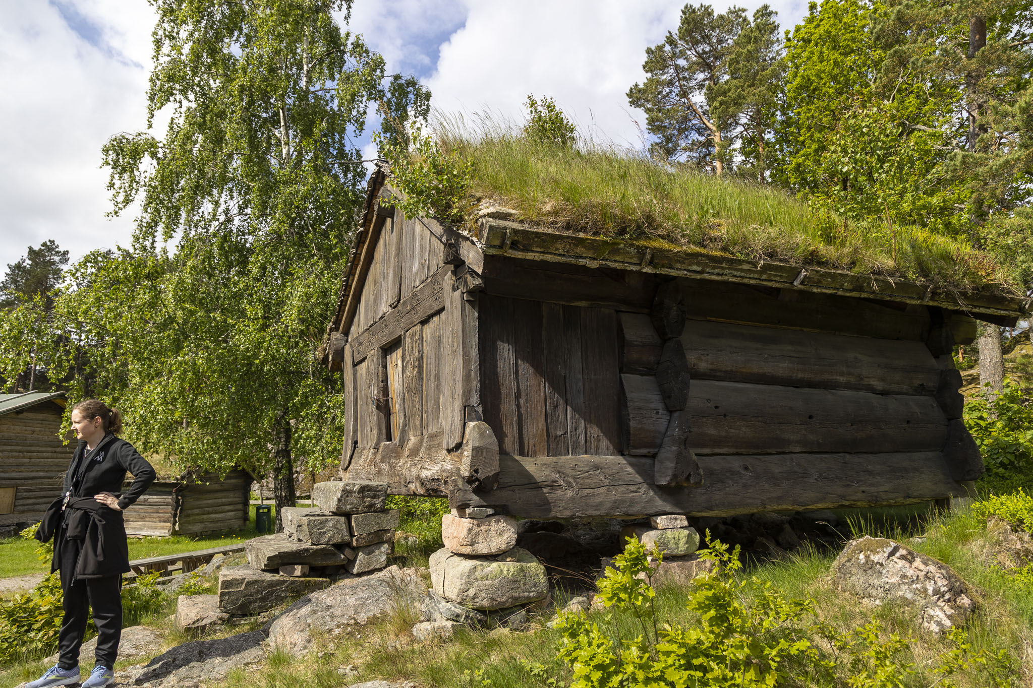 Raised Wooden Building