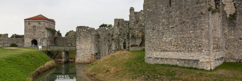 Portchester Castle And Moat